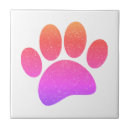 Recherche de dessins de chien carreaux Empreintes de pattes