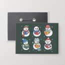 Recherche de bonhomme de neige badges Saison hivernale