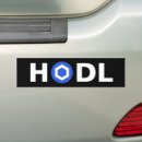 Recherche de crypto voiture autocollants Hodl
