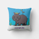 Recherche de animaux africains coussins Hippopotame