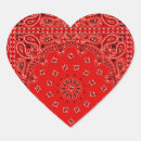 Recherche de bandana rouge autocollants Paisley