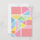 Recherche de motif géométrique vœux cartes Rose