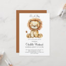 Recherche de roi de jungle invitations Aquarelle