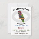 Recherche de perroquets invitations Pour enfants