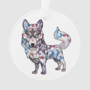 Zoek naar siberian husky ornamenten Hond
