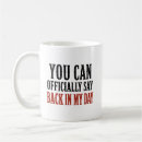 Recherche de humour vieillissant tasses D'anniversaire