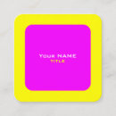 Recherche de jaune fluorescent cartes visite Professionnel