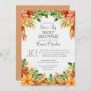 Recherche de foliage baby shower invitations Rustique