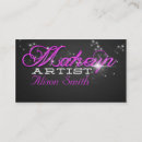 Recherche de makeup artist card business cartes visite Lipstick