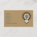 Recherche de indien indigène cartes visite Dreamcatcher