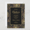 Recherche de noir et or noël invitations Fête