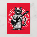 Recherche de guitare électrique cartes postales Roche et rouleau