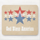 Zoek naar witte ster muismatten Rood wit en blauw