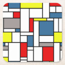 Recherche de mondrian dessous de verres Géométrique