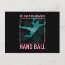 Recherche de handballers cartes postales Sport