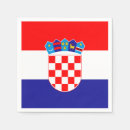 Recherche de croates serviettes Drapeau