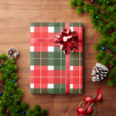 Recherche de tartan de noël papier cadeau Classique
