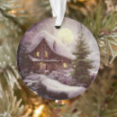 Recherche de chalet ornements Hiver