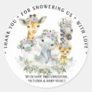 Recherche de safari baby shower autocollants Pour tous