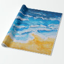 Recherche de thème de plage papier cadeau Coloré