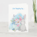Recherche de lapin toutes vœux cartes Floral