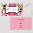 Zoek naar roze stippen visitekaartjes Cosmetoloog