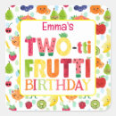 Recherche de anniversaire tropical autocollants Fruit