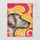 Recherche de chien de laboratoire cartes postales Peinture