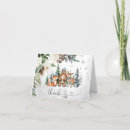 Recherche de woodland remerciements cartes Vert