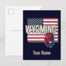 Recherche de drapeau wyoming cartes postales Usa