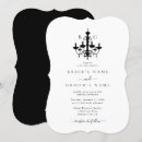 Recherche de lustre noir invitations Élégant