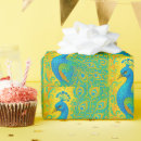 Recherche de damas papier cadeau Turquoise