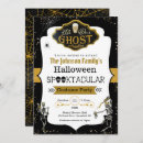 Zoek naar de de costume halloween invitations Zwart