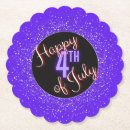 Zoek naar rood wit blauw onderzetters Gelukkig op 4 juli