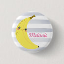 Zoek naar bananen buttons Schattig