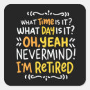 Recherche de pension autocollants Retraité