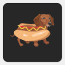 Recherche de hot dog drôle autocollants Mignon