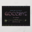 Recherche de bon voyage invitations Départ de la fête