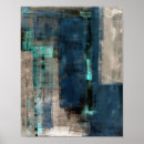 Recherche de copie abstraite posters Turquoise