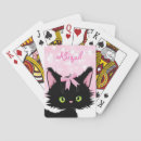 Zoek naar katje speelkaarten Aangepast