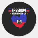 Recherche de drapeau haïtien autocollants Indépendance haïtienne