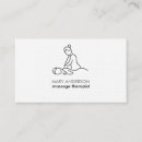 Recherche de masseuse cartes visite Massage