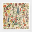 Recherche de illustration botanique vintage serviettes Fleur