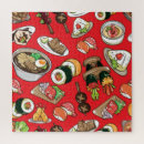 Zoek naar sushi puzzels Patroon