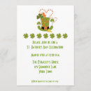 Recherche de saint patrick invitations Verte