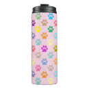 Recherche de empreintes de pattes colorés tasses Chat