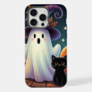 Recherche de fantômes mignons iphone coques Citrouille
