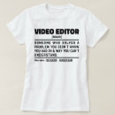 Recherche de édité tshirts Éditeur vidéo