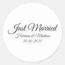 Zoek naar onkruid stickers Just married
