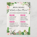 Recherche de floral fiesta bridal shower invitations Succulent